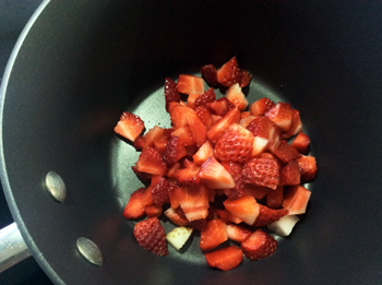 Chopped Strawberries