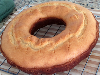 Eggless Vanilla Bundt Cake