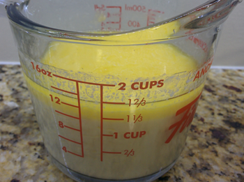 Liquid Ingredients Vanilla Cake