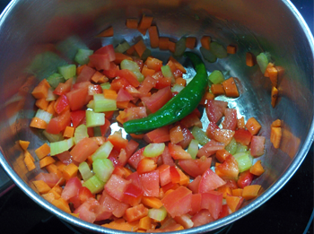 Veggies Black Bean Soup