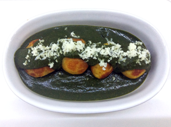Palak Kofta Served
