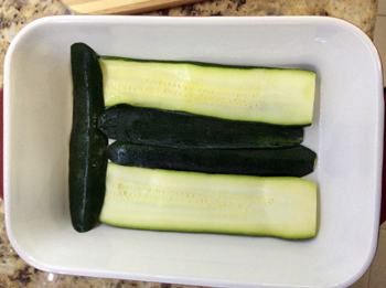 Layer 1 Sliced Zucchini