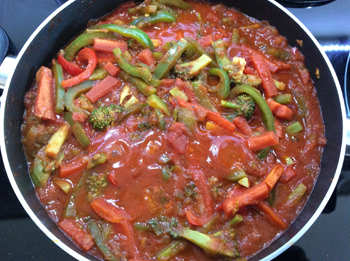 Vegetable Marinara Sauce Stuffing