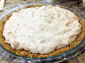No-Bake Peach Pie 