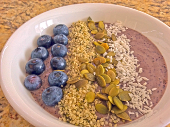 Berry Hemp Pumpkin Seeds Coconut Breakfast