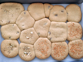 Coconut Chocolate Nuts Cookies